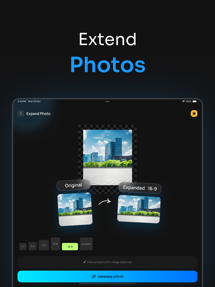 AI Expand Photo - PixLift