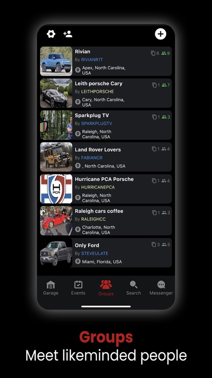 Garage App Social screenshot-7