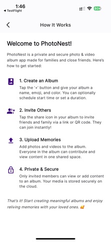 Photonest: Capture Together screenshot
