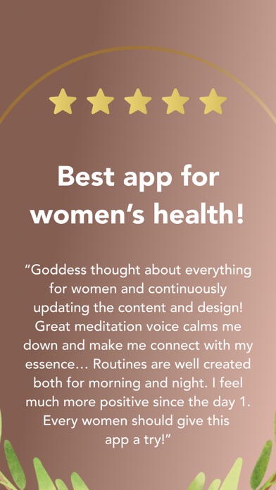 Goddess: Self Care & Wellness Screenshot