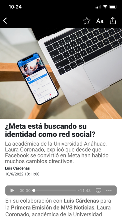 MVS Noticias Screenshot