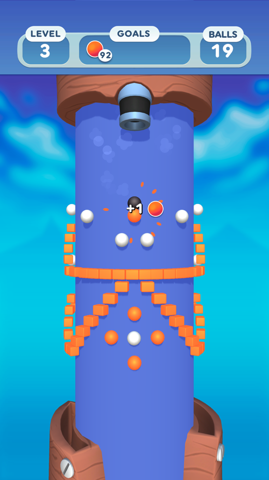 #1. Helix Drop 3D (iOS) 来自: Volt Games