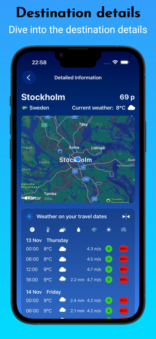 BlueScore: Smart Trips Screenshot 6 of 10
