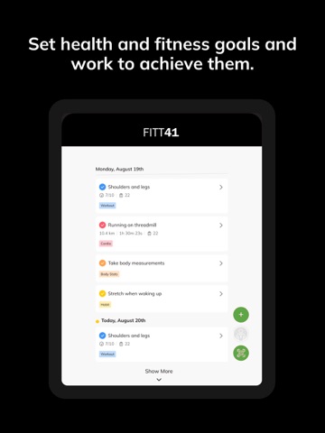 Fitt 41 iPad screenshot