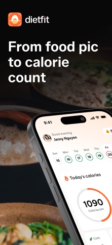 Dietfit AI: Calorie Tracker iPhone screenshot 1