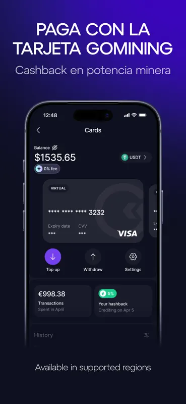 GoMining: BTC Mining & Finance screenshot 3 of 7