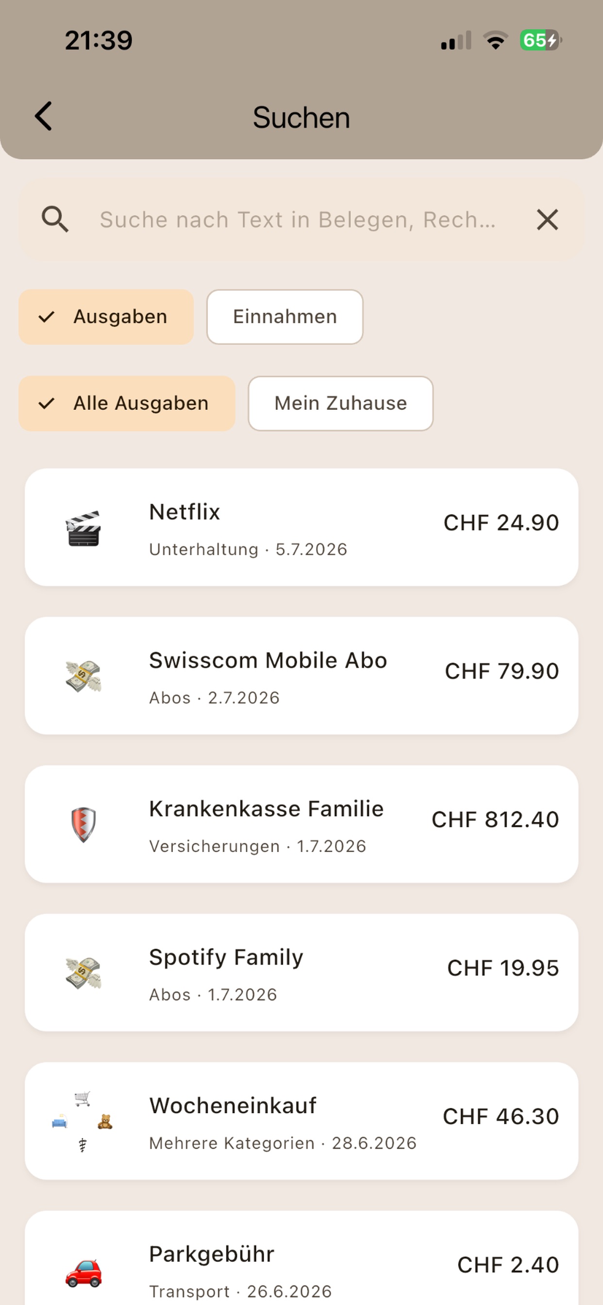 Screenshot 8 of Finance Organizer
