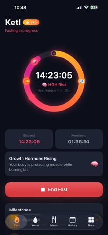 Ketl: Fasting Tracker Screenshot 1 of 10