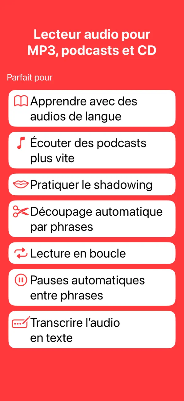 Screenshot #1 pour Répétition A-B cut&loop
