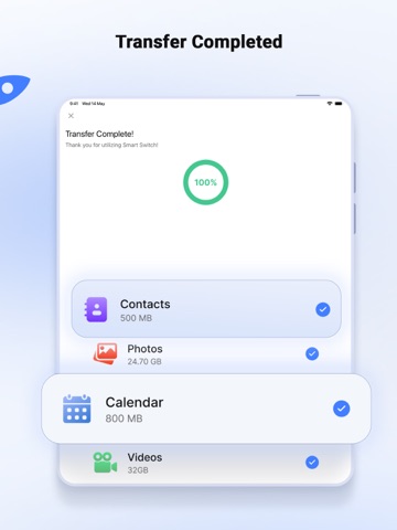 Smart Switch my Phone Transfer iPad screenshot