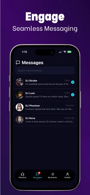 Spinners - DJs & Hosts Connect screenshot 3