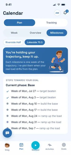 UpGreg AI conversational Coach screenshot 2