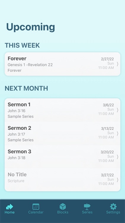 Sermon Planner