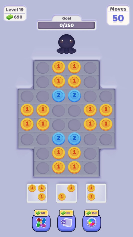 #1. Coin Sort 4D (iOS) 来自: Bugbomb