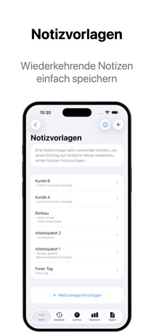 myTime - Zeiterfassung iPhone screenshot 9