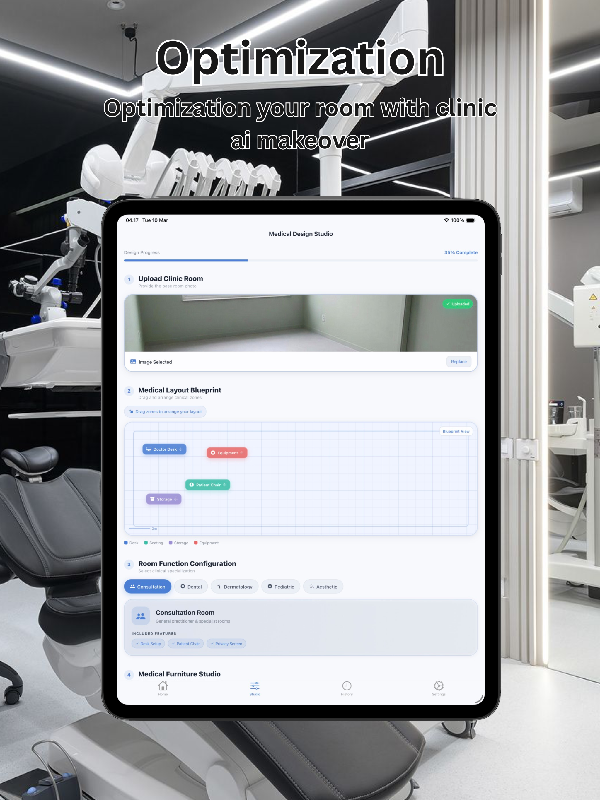 Clinic AI: Room Design Decor screenshot 9