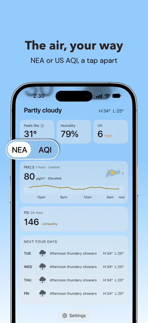 Weather Kaki screenshot 2