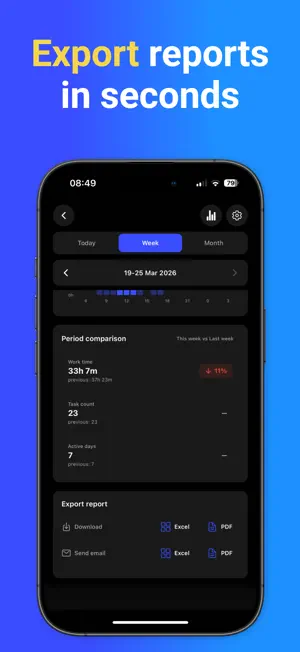 Timello: Time Tracker screenshot 4