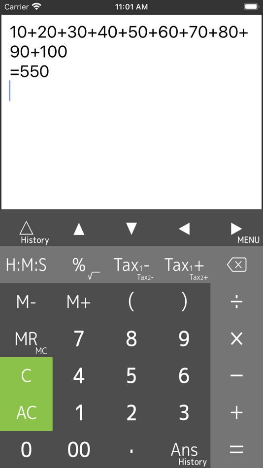 #1. Calculator PanecalST (iOS) 由: Noriyasu Kutsuzawa