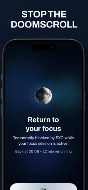 EXO: App Blocker & Focus Timer screenshot 1