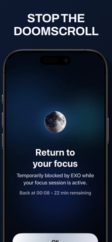 EXO: App Blocker & Focus Timer Screenshot 1 of 7