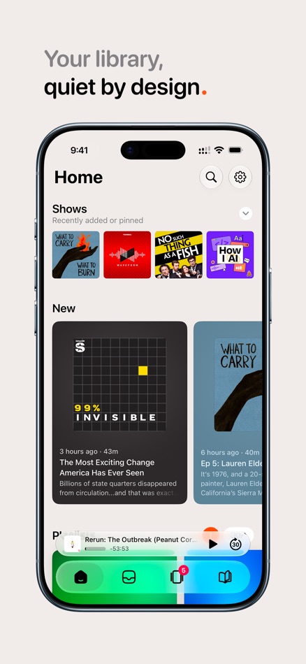 #2. HearHere: Podcast Player (iOS) Με: Toni Na