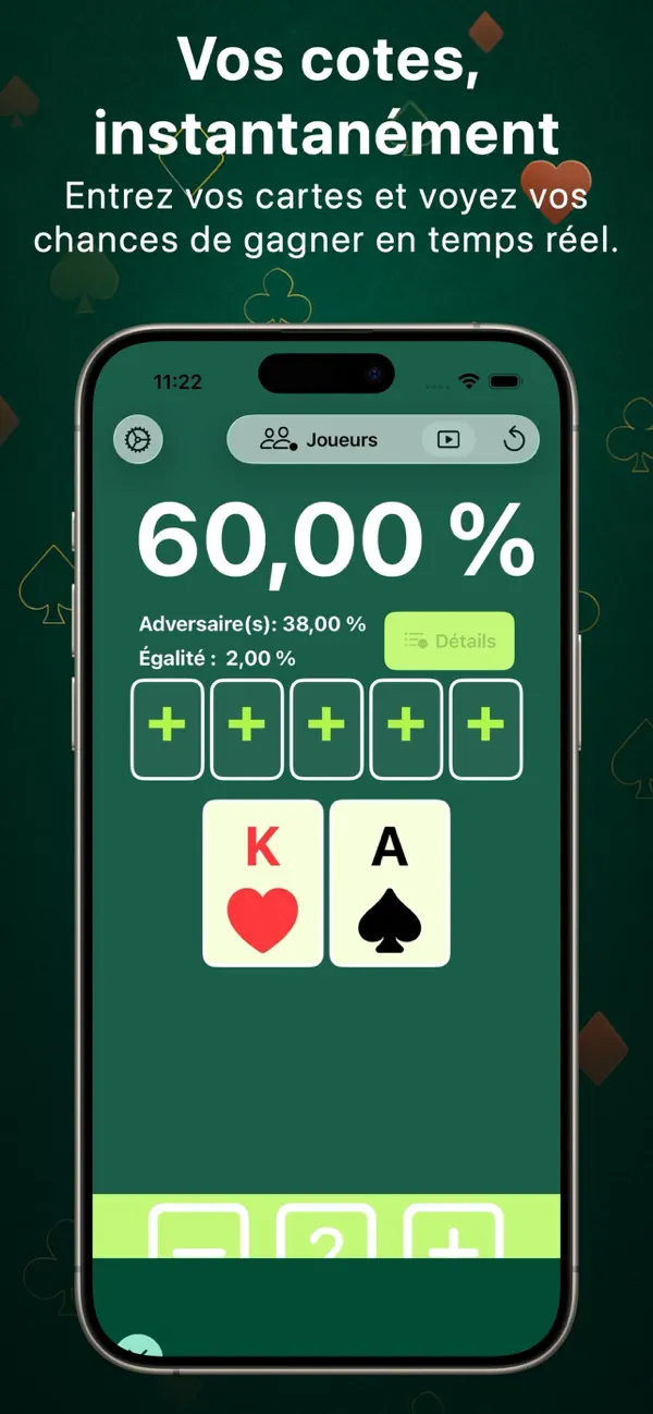Screenshot #1 pour Probabilités Poker