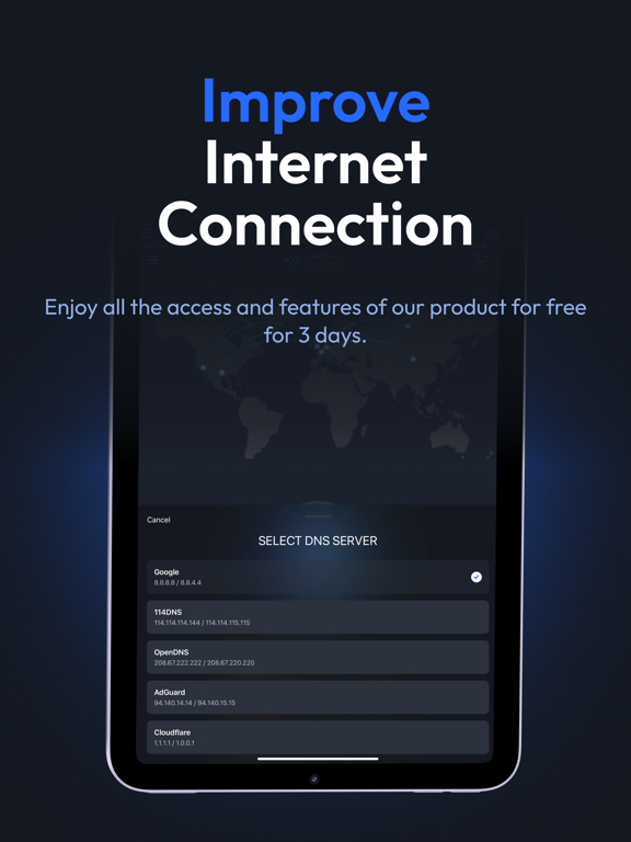 Anycast VPN - Fast & Secure iPad screenshot 4 - Utilities app