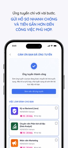 Saramin.vn iPhone screenshot