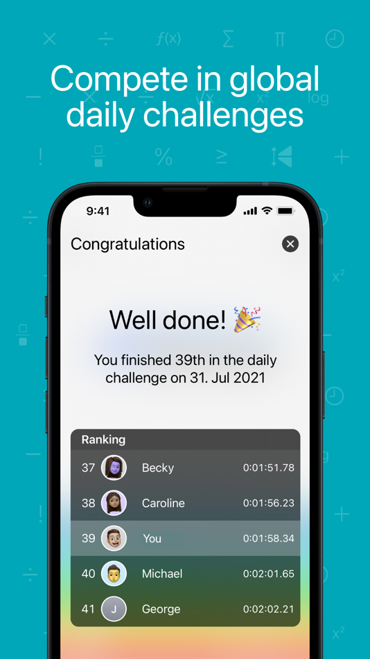 #9. Learn Mental Maths: Mathical (iOS) 由: Jonas Zell