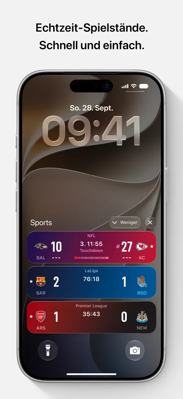 Apple Sports, Screenshot 1