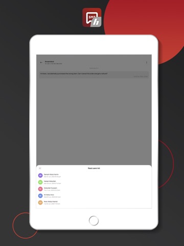 H1 SMS Gate iPad screenshot