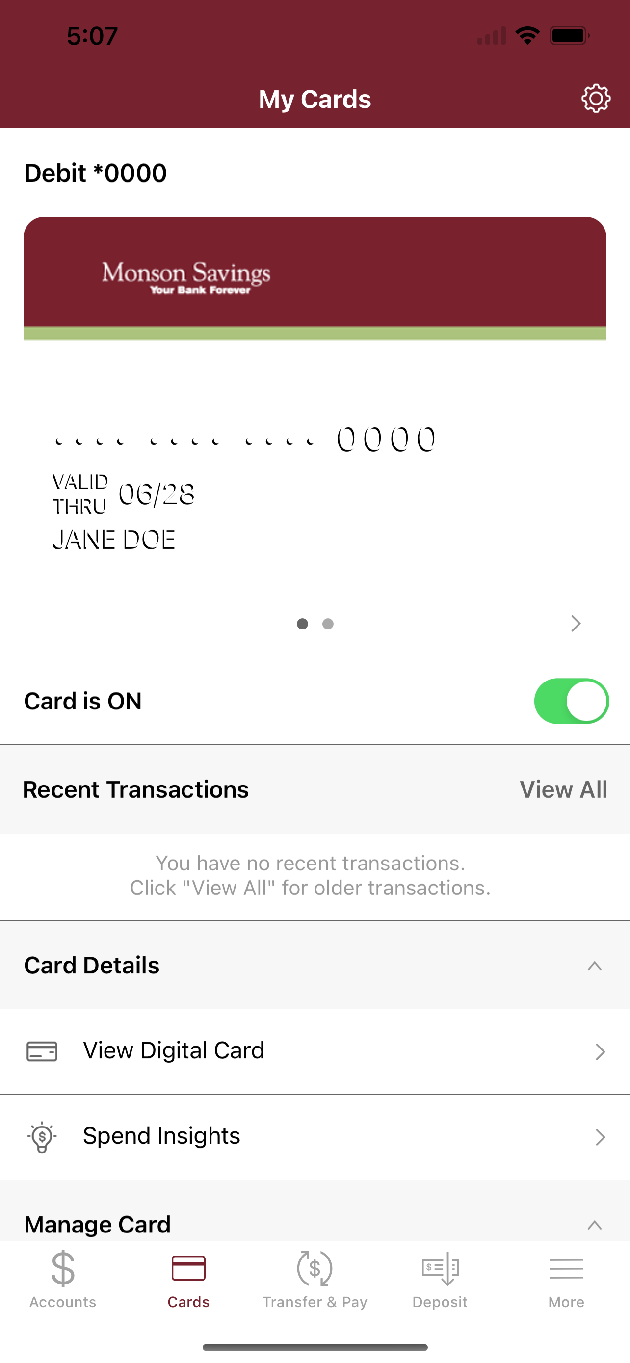 Monson Savings Mobile Banking