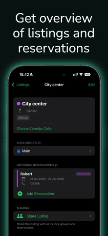 LockCodes: manage access iPhone screenshot