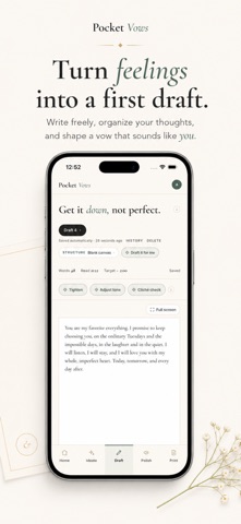 Pocket Vows Screenshot 2 of 4