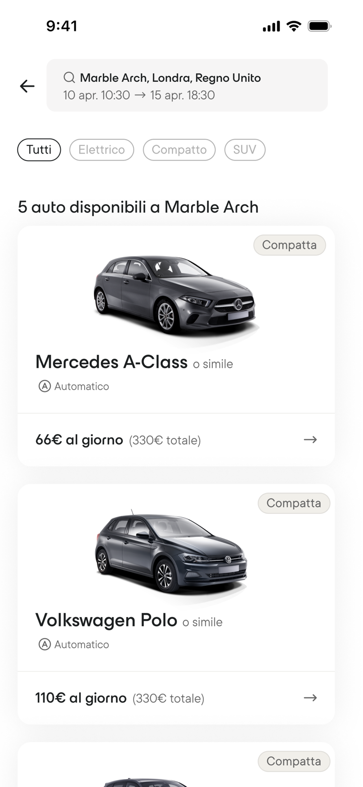 Virtuo - Noleggio auto screenshot 1