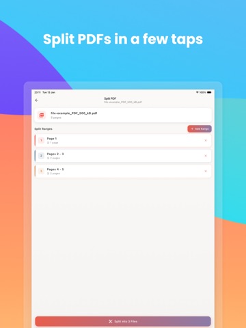 myPDF - Scan, Fill, Sign & OCR iPad screenshot