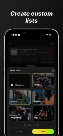 SESH: Workouts Library iPhone screenshot