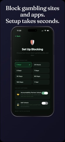 Recovo: Quit Gambling & Block screenshot