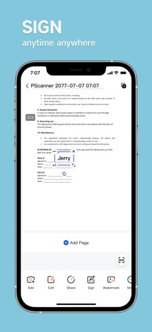 pScanner:PDF Document Scanner Screenshot 6 of 10