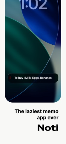 Noti - Lock Screen Notes Screenshot 1 of 7