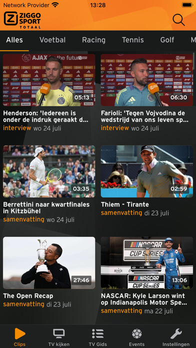 Screenshot #1 pour Ziggo Sport Totaal