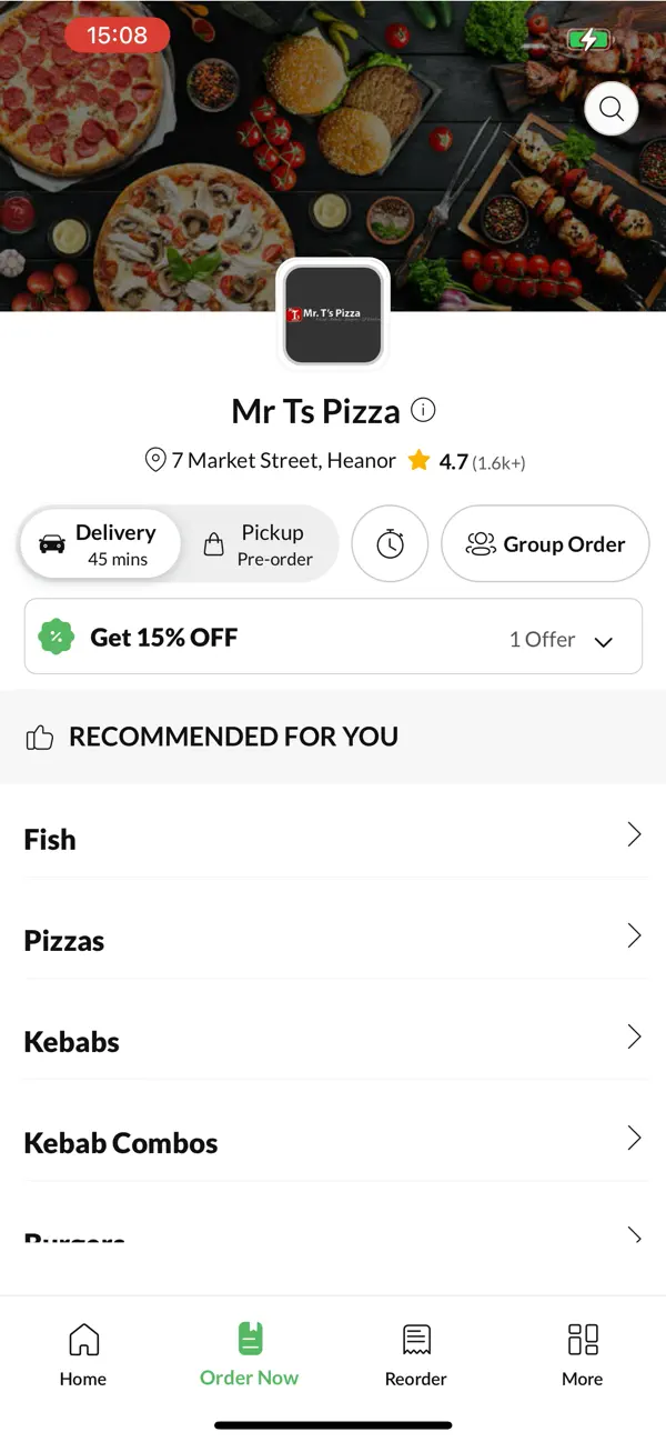 Screenshot #2 pour Mr Ts Pizza