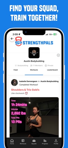 StrengthPals: Workout Tracker Screenshot 1 of 5