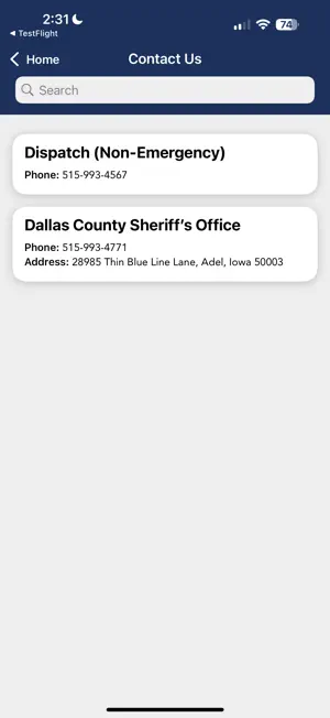 Dallas County Sheriff IA screenshot 2