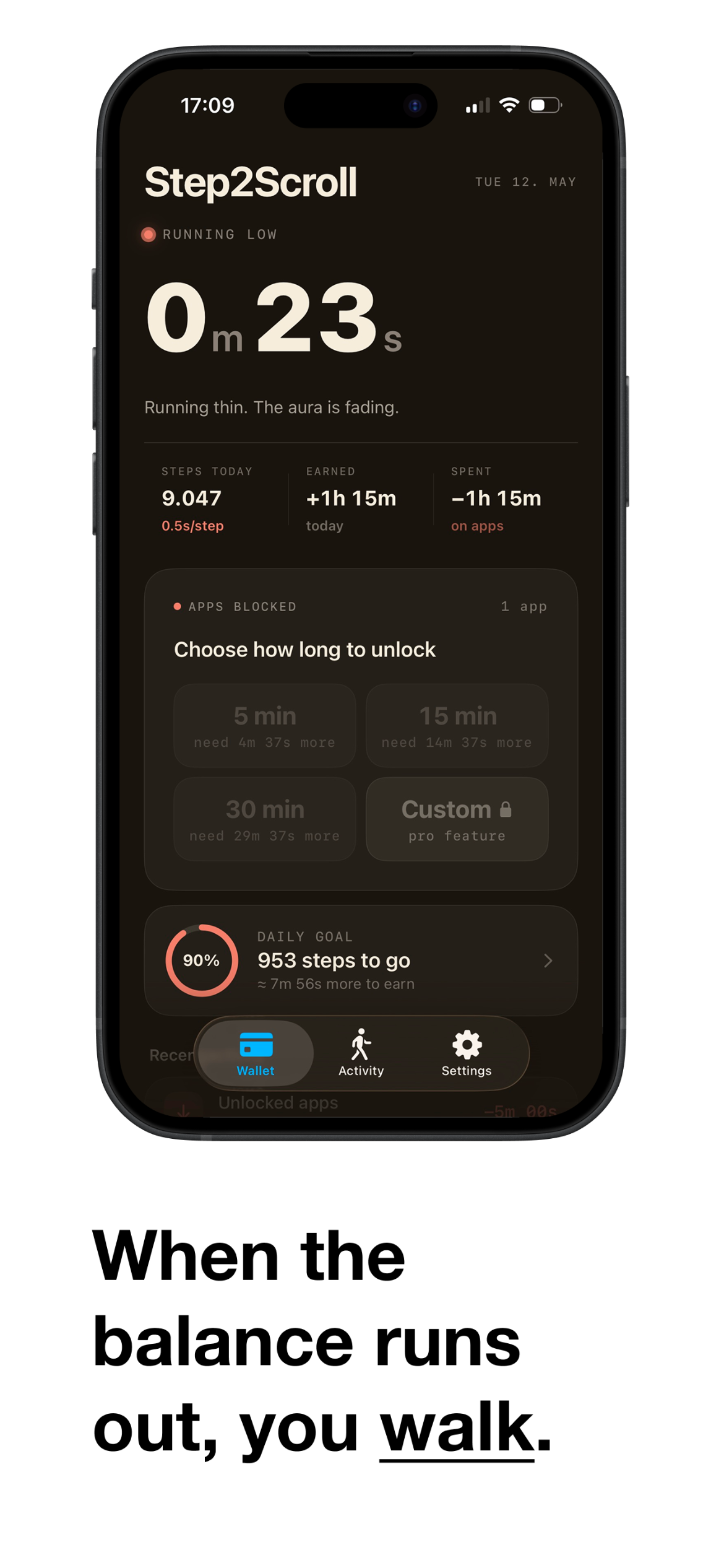Step2Scroll: Earn Screen Time screenshot 5