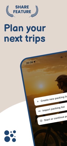 Bike-Packing App screenshot