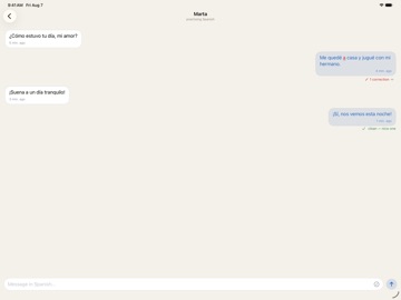 Chatmend: Chat & Learn iPad screenshot
