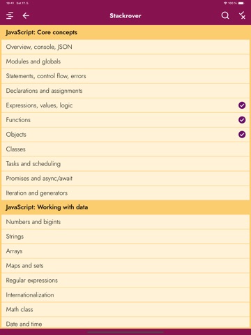 Stackrover iPad screenshot 1