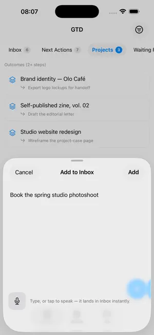 GTD Brain screenshot 4